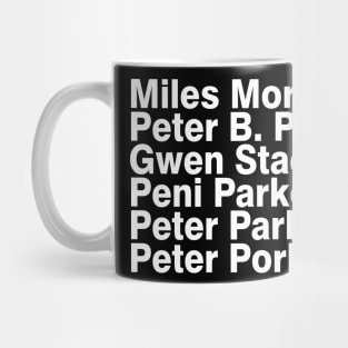 Spider names Mug